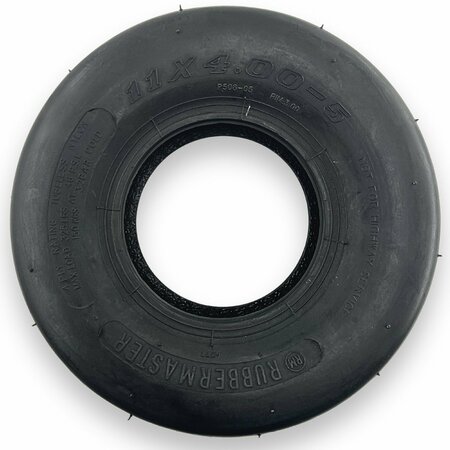 RUBBERMASTER 11x4.00-5 Turf 4 Ply Tubeless Low Speed Tire 450051
